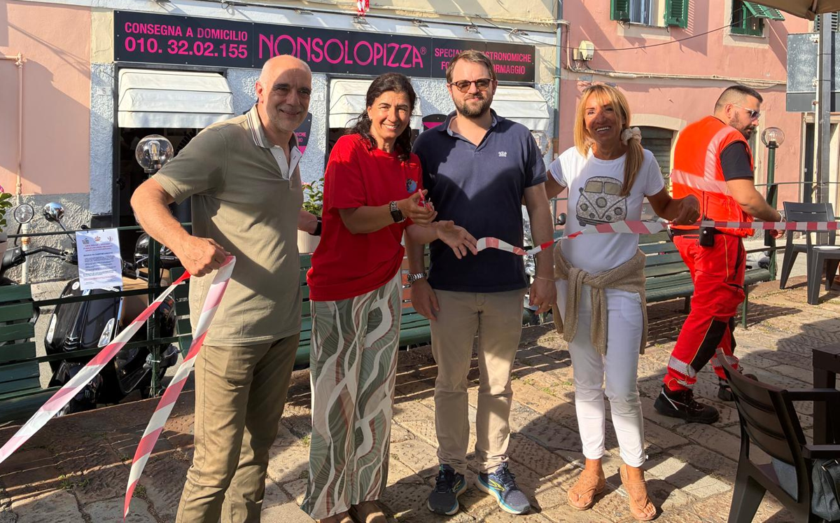 Il Civ Nervi Mare inaugura una nuova area attrezzata in via Pessale